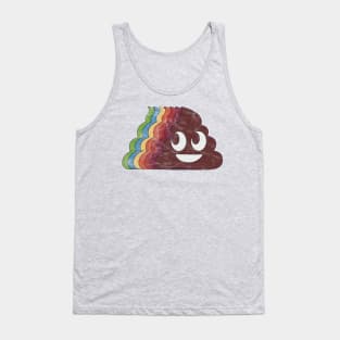 Retro style poop emoji Tank Top